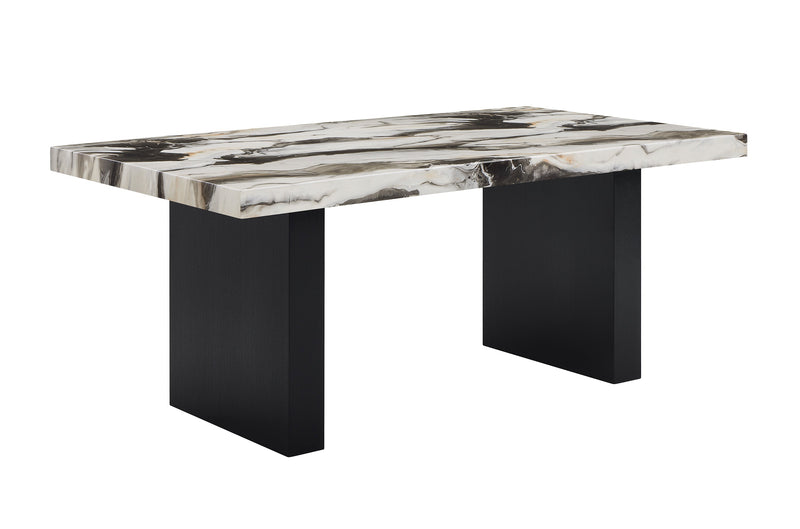 Vega Faux Marble Dining Set Leg