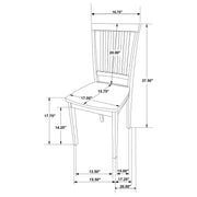 Gomez 5-piece Rectangular Dining Table Set Cappuccino - detail 7