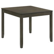Parkwood 5-piece Square Dining Table Set Dark Ash Brown - detail 3