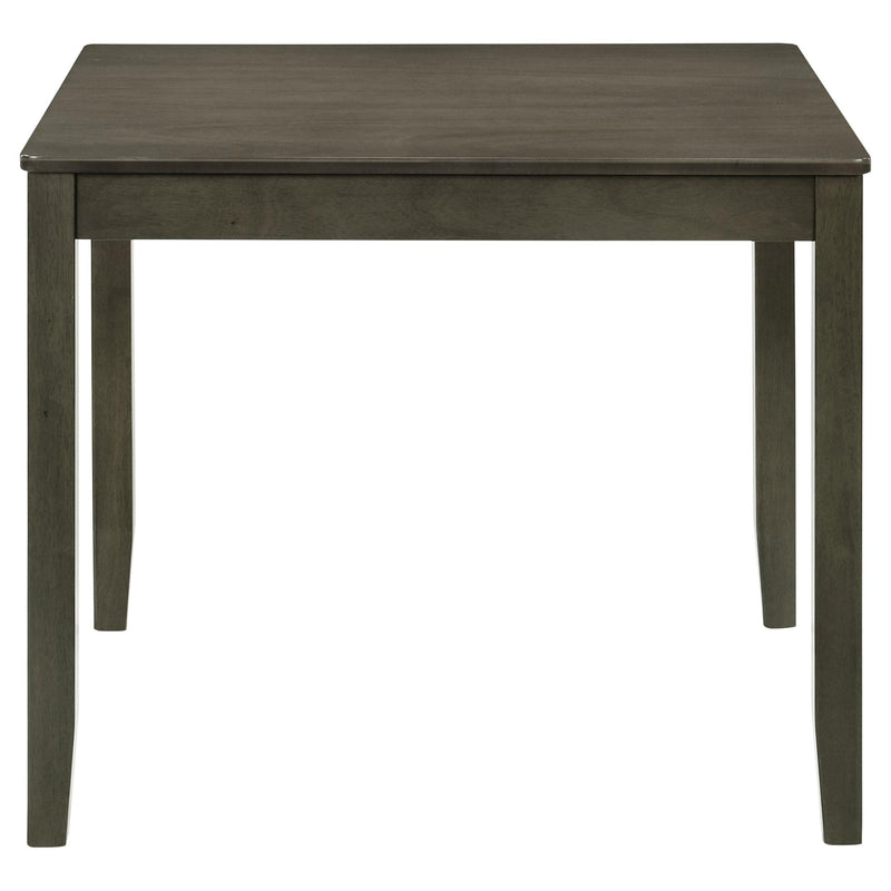 Parkwood 5-piece Square Dining Table Set Dark Ash Brown - detail 4