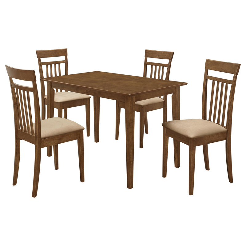 Robles 5-piece Rectangular Dining Table Set Chestnut - alternate view