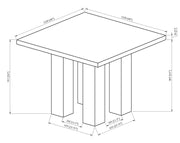Crownmark Parkside Dining Set