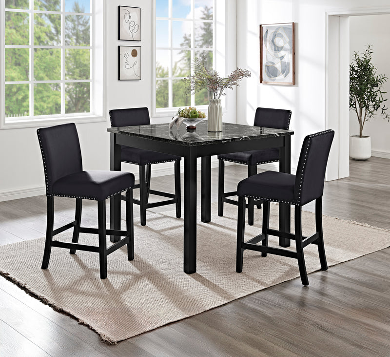 Lennon Counter Height - All Black