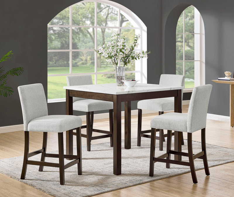 Lennon Counter Height - Brown