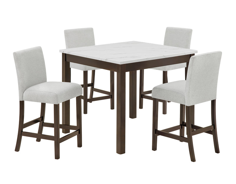 Lennon Counter Height - Brown