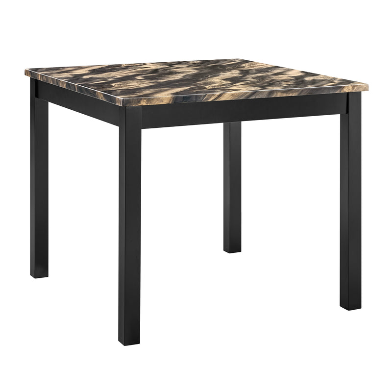 Lennon 5-Pc Counter Set - Faux Marble Gold/Black