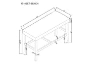 Crownmark Marbel Counter Height