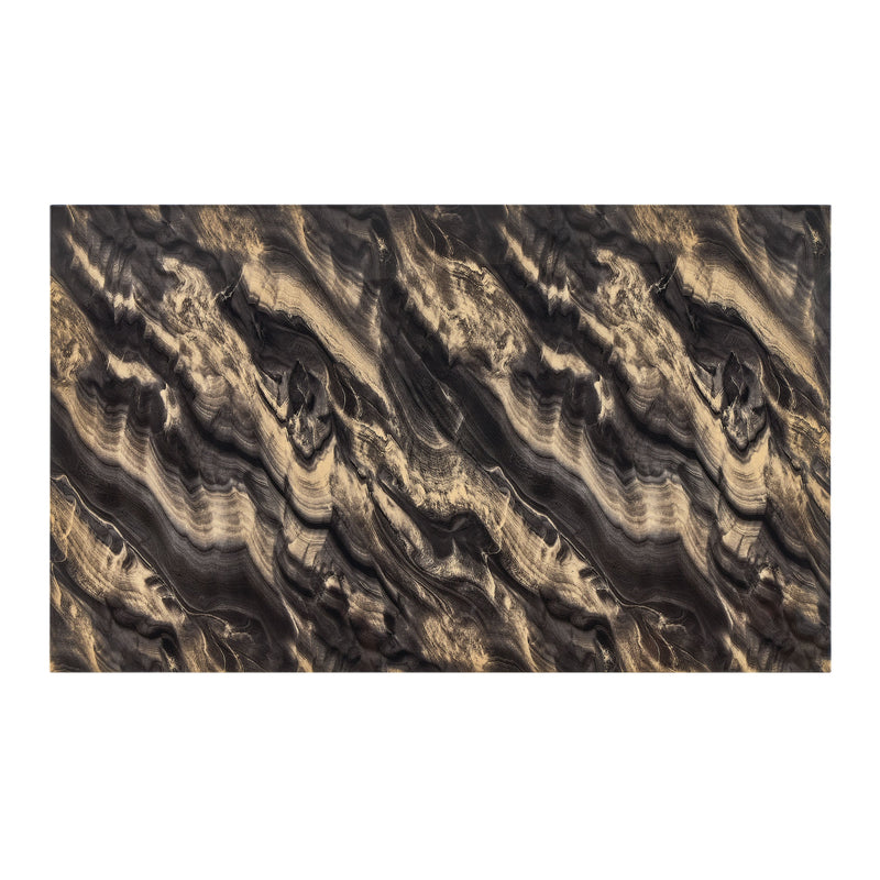 Marbel 5-Pc Counter Set - Faux Marble Gold/Black