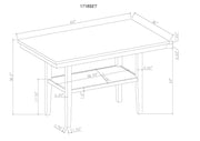 Crownmark Marbel Counter Height