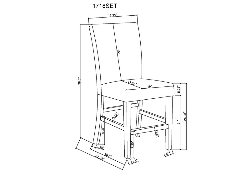 Crownmark Marbel Counter Height