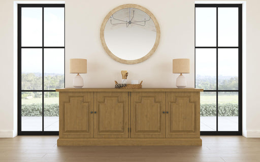 Florence 4-door Dining Sideboard Buffet Cabinet Rustic Honey
