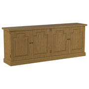 Florence 4-door Dining Sideboard Buffet Cabinet Rustic Honey - alternate view