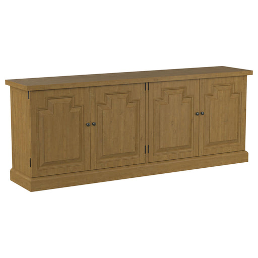 Florence 4-door Dining Sideboard Buffet Cabinet Rustic Honey - alternate view