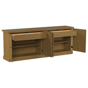 Florence 4-door Dining Sideboard Buffet Cabinet Rustic Honey - detail 3
