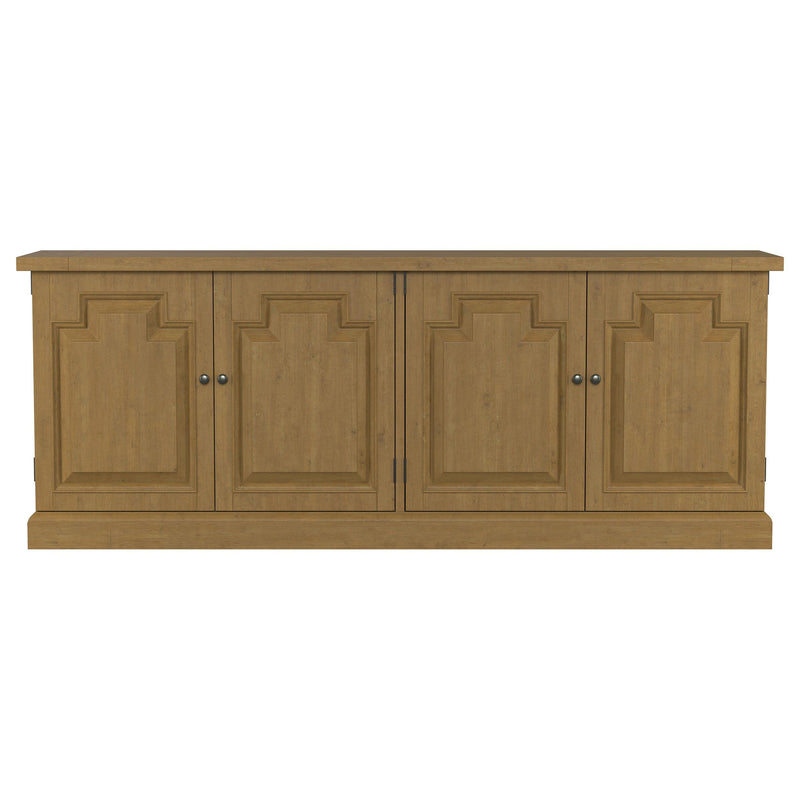 Florence 4-door Dining Sideboard Buffet Cabinet Rustic Honey - detail 4