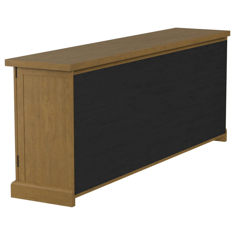 Florence 4-door Dining Sideboard Buffet Cabinet Rustic Honey - detail 7