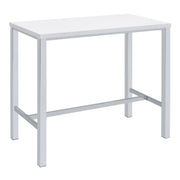 Natividad 5-piece Pub Height Bar Table Set White High Gloss - detail 3
