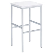 Natividad 5-piece Pub Height Bar Table Set White High Gloss - detail 5