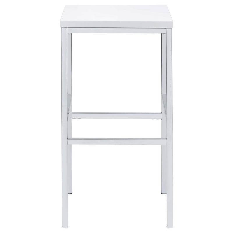 Natividad 5-piece Pub Height Bar Table Set White High Gloss - detail 6