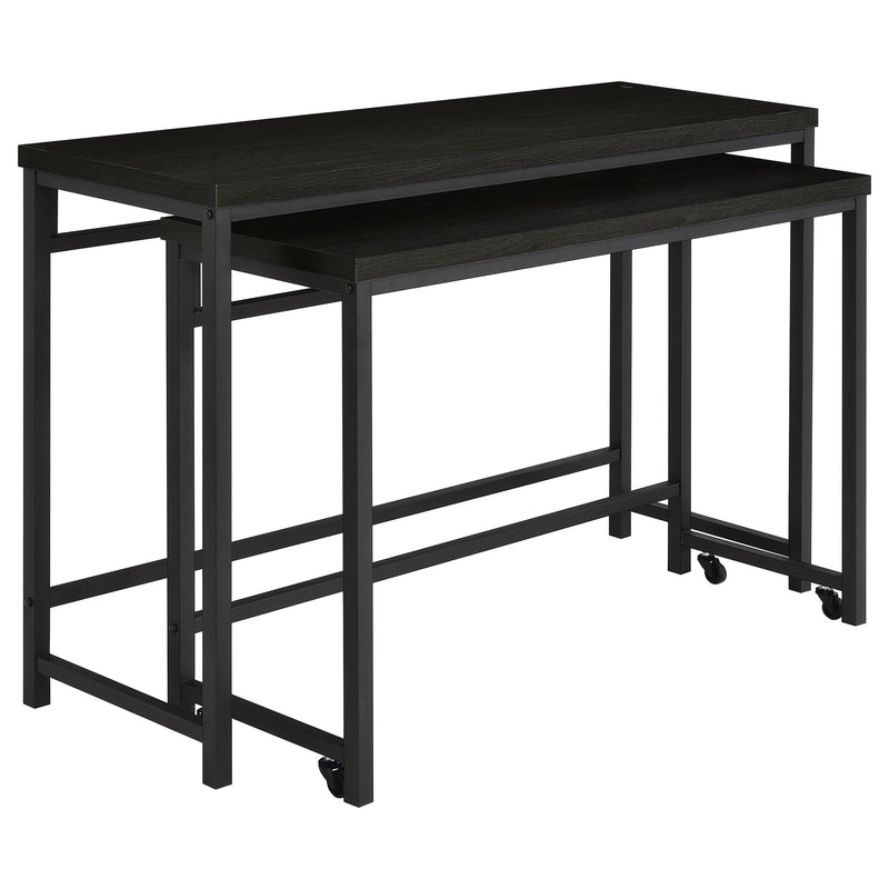 Hawes 4-piece Multipurpose Counter Height Table Set Black - detail 3