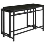Hawes 4-piece Multipurpose Counter Height Table Set Black - detail 6