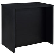Topanga Engineered Wood Freestanding Home Bar Black - detail 3