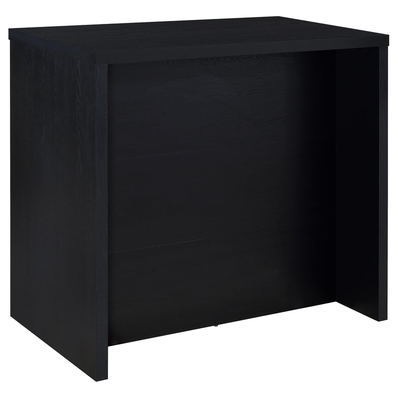Topanga Engineered Wood Freestanding Home Bar Black - detail 3