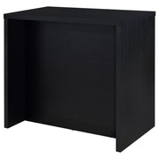 Topanga Engineered Wood Freestanding Home Bar Black - detail 5