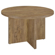 Jamestown Round 47-inch Composite Wood Dining Table Mango - alternate view