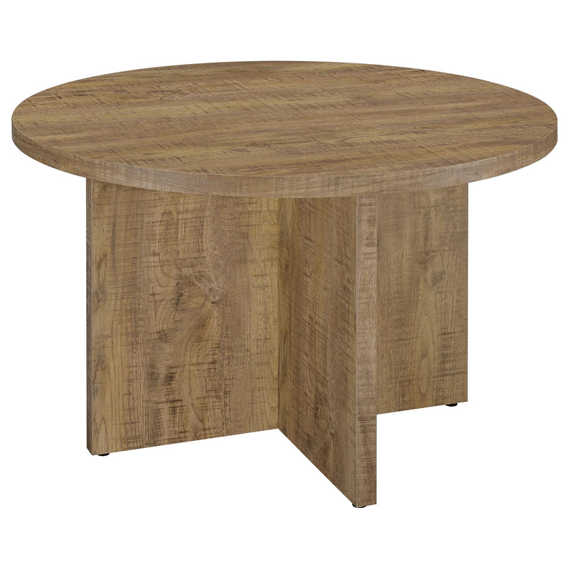 Jamestown Round 47-inch Composite Wood Dining Table Mango - alternate view