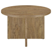 Jamestown Round 47-inch Composite Wood Dining Table Mango - detail 3
