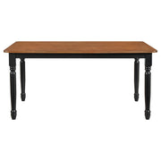 Hollyoak Rectangular 63-inch Wood Dining Table Walnut - detail 3