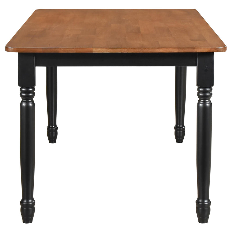 Hollyoak Rectangular 63-inch Wood Dining Table Walnut - detail 4