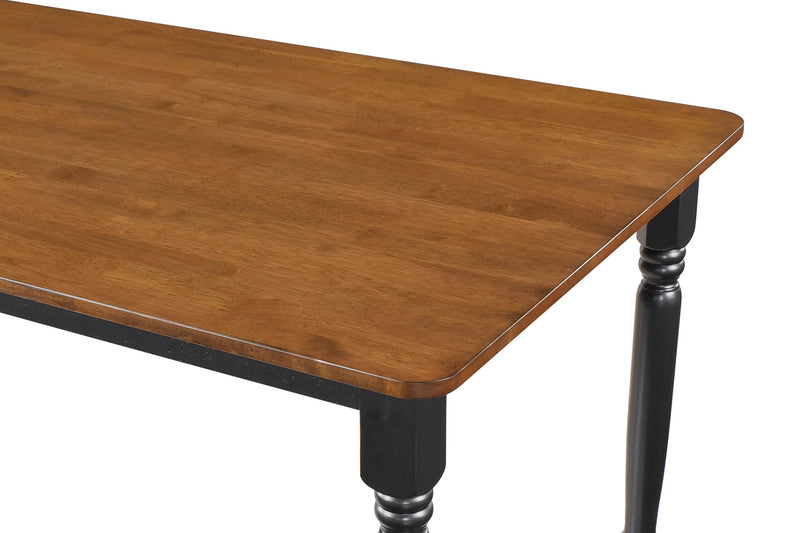 Hollyoak Rectangular 63-inch Wood Dining Table Walnut - detail 6