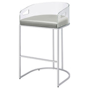 Thermosolis Clear Acrylic Bar Chair Chrome (Set of 2) - detail 5