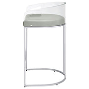 Thermosolis Clear Acrylic Bar Chair Chrome (Set of 2) - detail 6