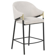 Chadwick Fabric Upholstered Counter Height Chair Beige (Set of 2) - alternate view