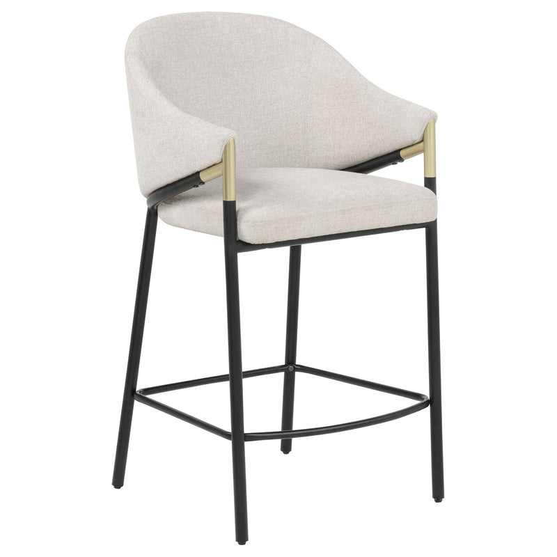 Chadwick Fabric Upholstered Counter Height Chair Beige (Set of 2) - alternate view