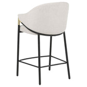 Chadwick Fabric Upholstered Counter Height Chair Beige (Set of 2) - detail 6