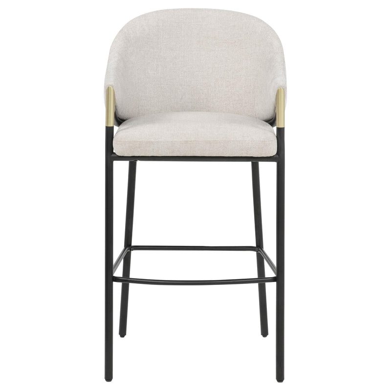 Chadwick Fabric Upholstered Bar Chair Beige (Set of 2) - detail 3
