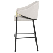 Chadwick Fabric Upholstered Bar Chair Beige (Set of 2) - detail 5