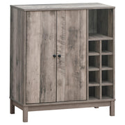 Cheyenne 2-door Home Bar Wine Cabinet Weathered Acacia - alternate view