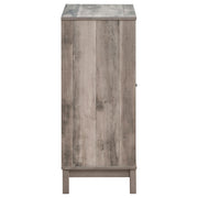 Cheyenne 2-door Home Bar Wine Cabinet Weathered Acacia - detail 7