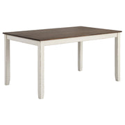 Fortress 7-piece Rectangular Dining Set Vintage Vanilla - detail 3