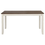 Fortress 7-piece Rectangular Dining Set Vintage Vanilla - detail 4