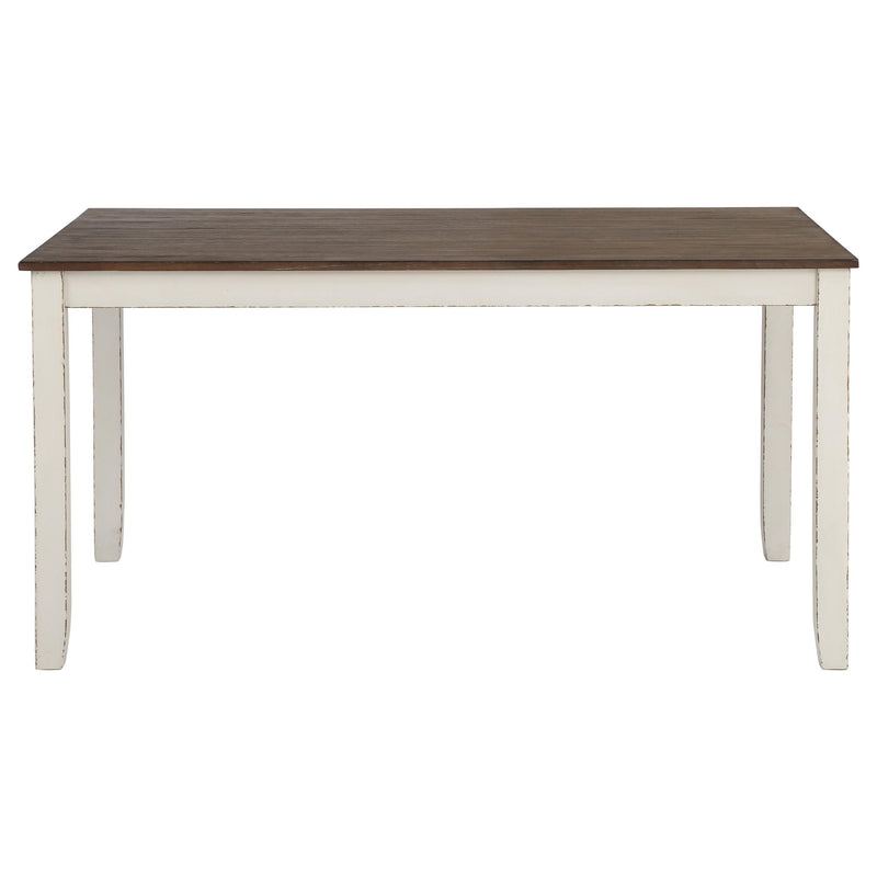 Fortress 7-piece Rectangular Dining Set Vintage Vanilla - detail 4