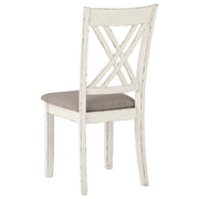 Fortress 7-piece Rectangular Dining Set Vintage Vanilla - detail 9