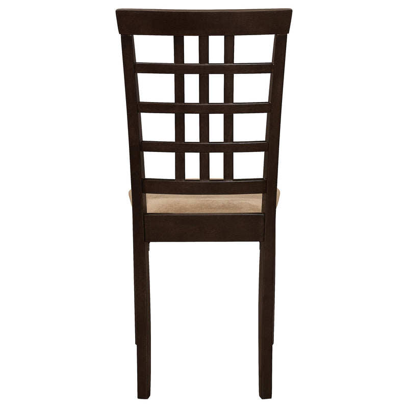 Kelso 3-piece Drop Leaf Dining Table Set Cappuccino and Tan - detail 10