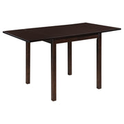 Kelso Rectangular 52-inch Extension Dining Table Cappuccino - detail 3