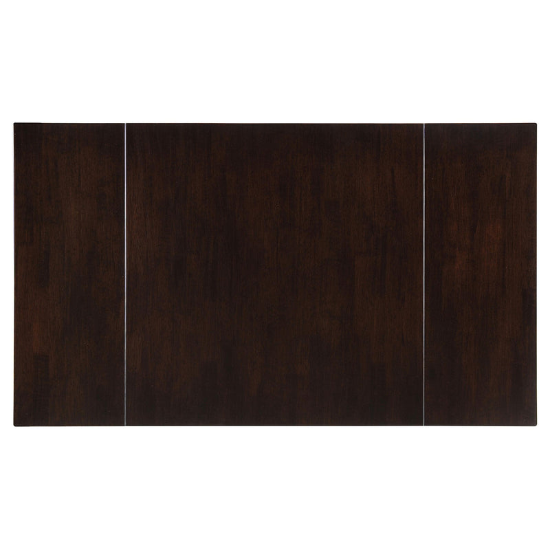 Kelso Rectangular 52-inch Extension Dining Table Cappuccino - detail 6